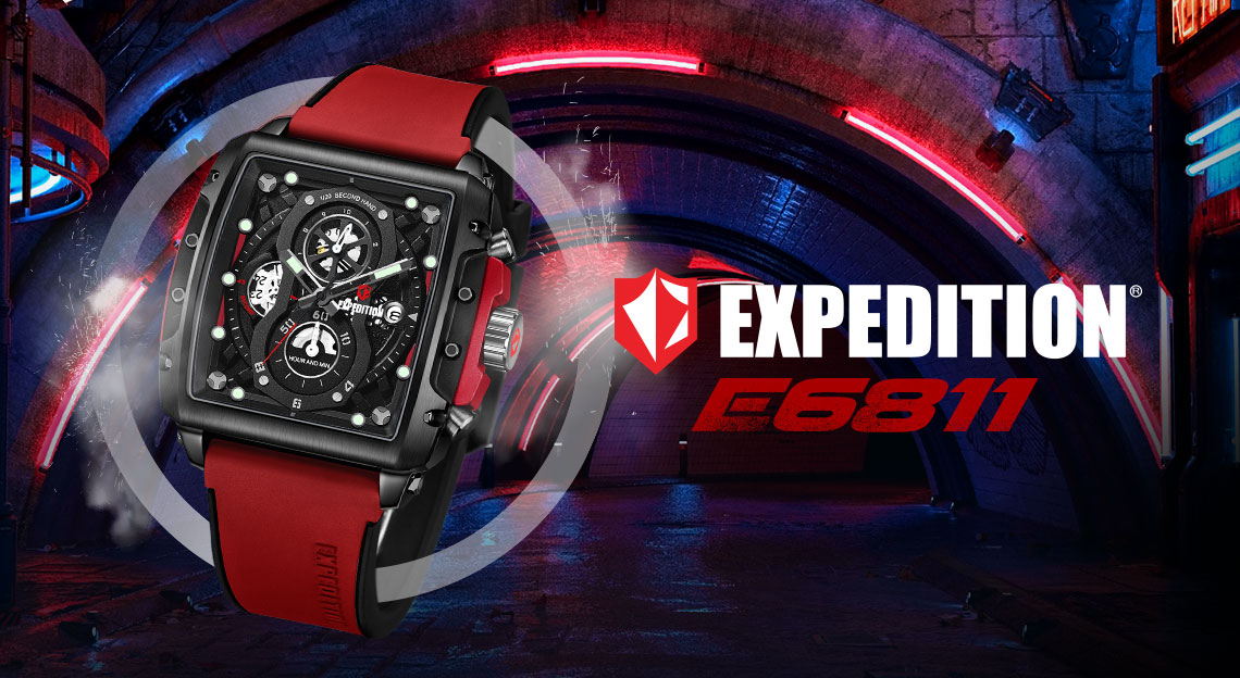THE LATEST EXPEDITION RUBBER STRAP CHRONOGRAPH COLLECTION &ndash; EXPEDITION E6811